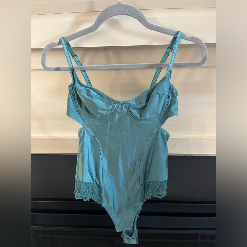 Urban Outfitters Greenish blue bodysuit